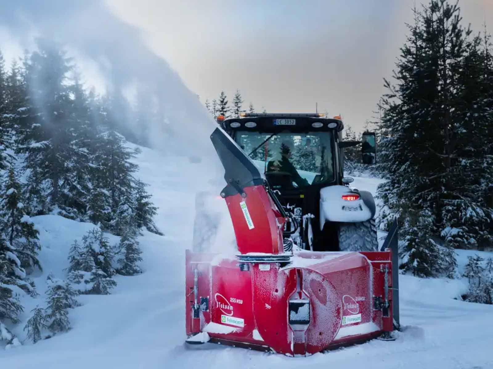 Fraise à neige Tokvam HSV en forme de V