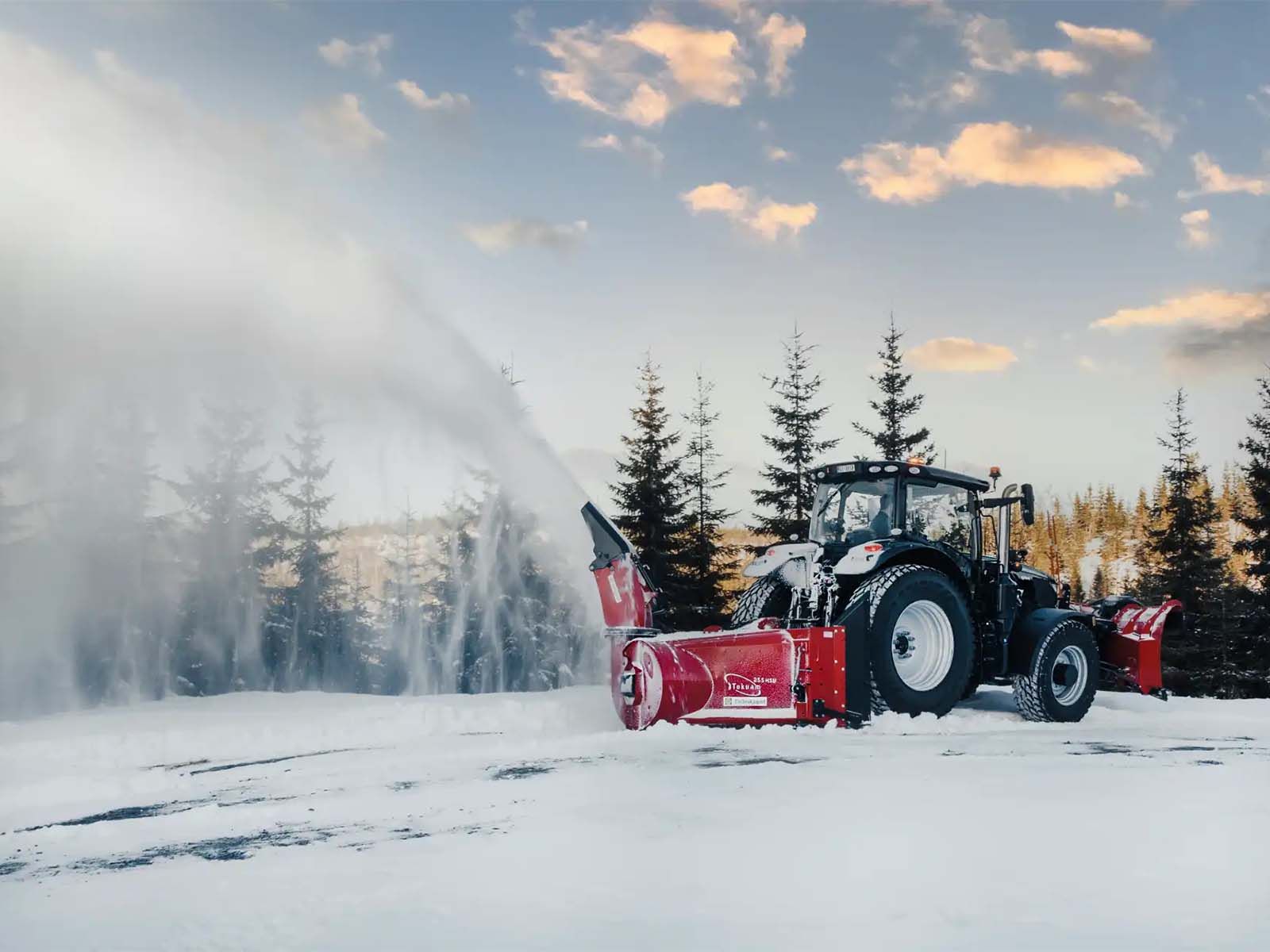 Fraise à neige Tokvam HSV en forme de V