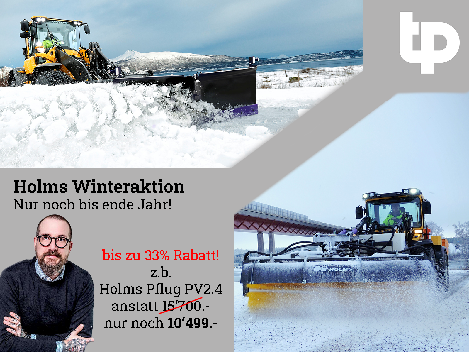 Winteraktion: Bereit für den Schnee