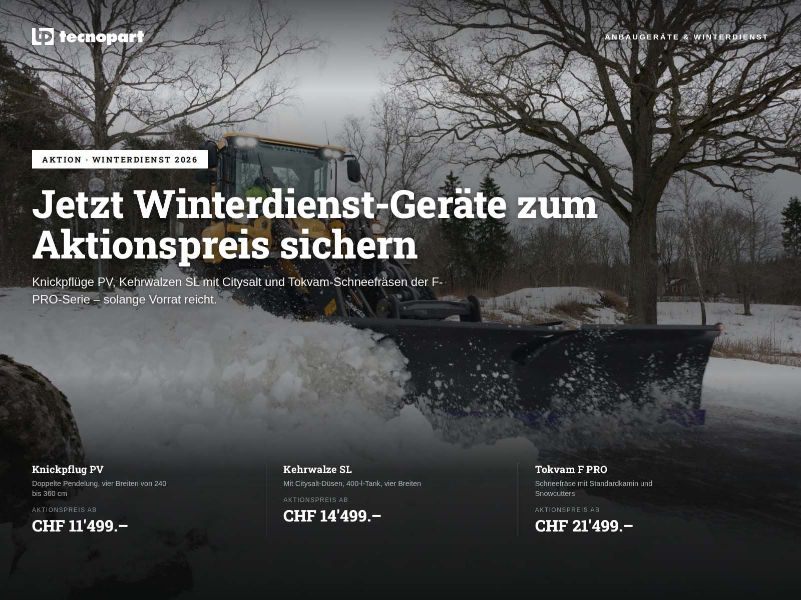 Winterdienst Aktion 2026